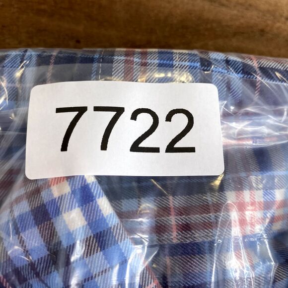 Vineyard Vines Shirt Men's Medium Blue Plaid Slim Fit Tucker Whale Button Preppy - Picture 11 of 11